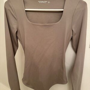 Abercrombie & Fitch Taupe Bodysuit